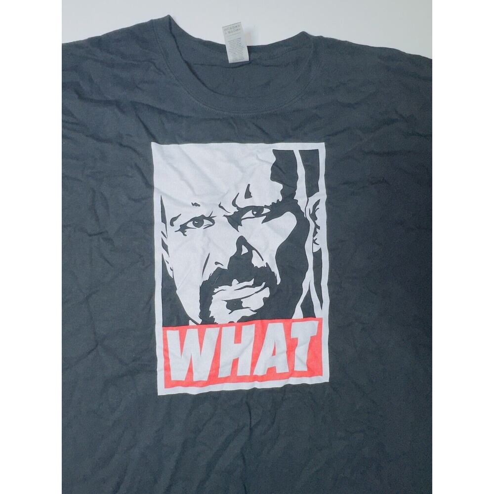 Stone Cold Steve Austin What Pro Wrestling T-Shirt Size 3XL WWE WWF 3:16 Black